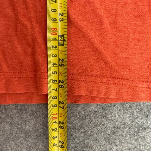 Psycho Bunny Designer Orange 100% Cotton V-Neck T-Shirt Size 4/Small - Picture 7 of 8